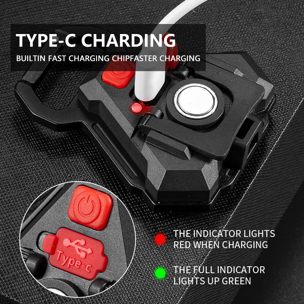 Mini-LED-Taschenlampe USB-Flaschenöffner Schlüsselanhänger | Karnz