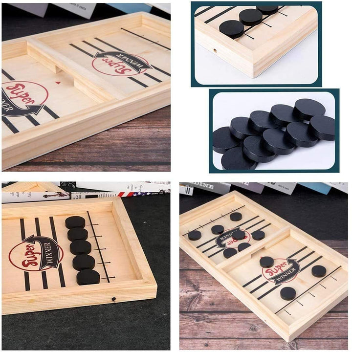 2-in-1 Tischfußball & Shuffleboard Spaß – GameMaster | Karnz
