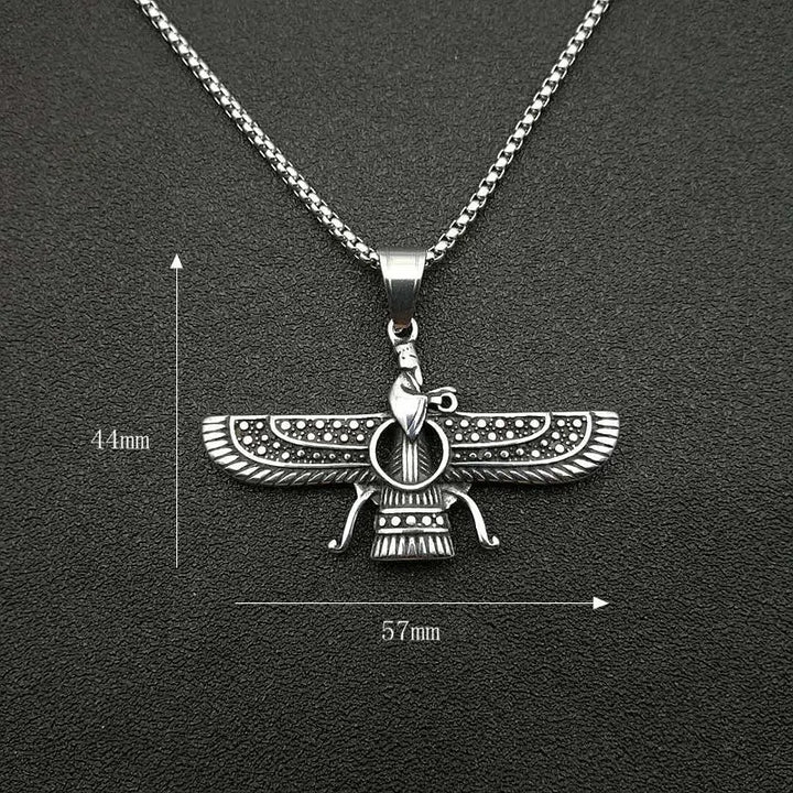 Zoroastrische Faravahar / Ahura Mazda Anhänger-Halsketten