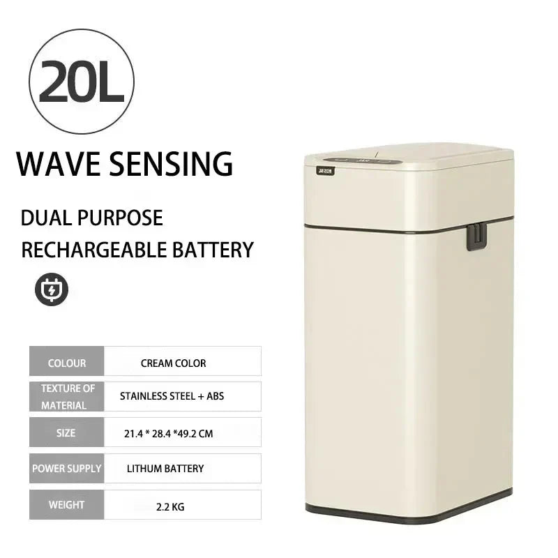 Karnz | Smart Edelstahl Automatischer Sensor Mülleimer