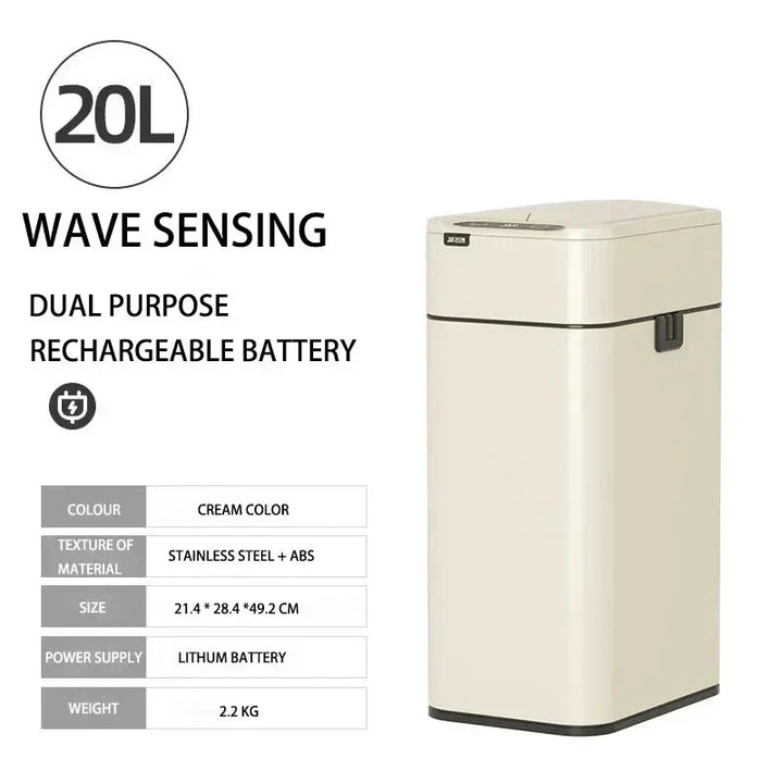 Karnz | Smart Edelstahl Automatischer Sensor Mülleimer