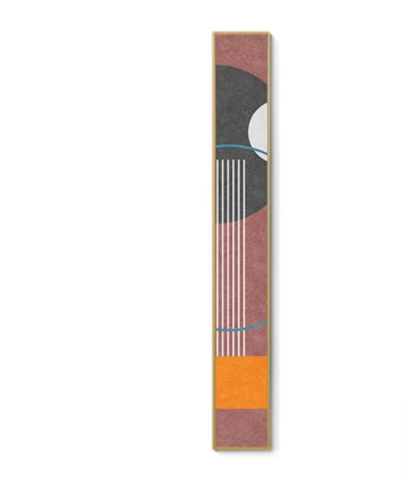 Bunte Hohe Abstrakte Schlanke Format Wandkunst Feine Kunst Leinwanddrucke Kreative Kunstwerke Für Modernes Wohnzimmer Flur Schlafzimmer Kunstdekor | Karnz