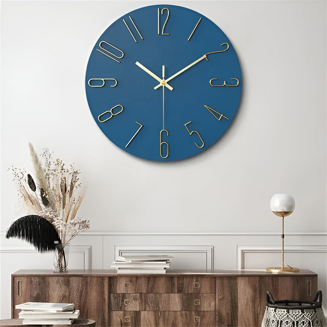3D-Wanduhr – Modern und elegant | Dekorative Wanduhr für Wohnzimmer und Büro