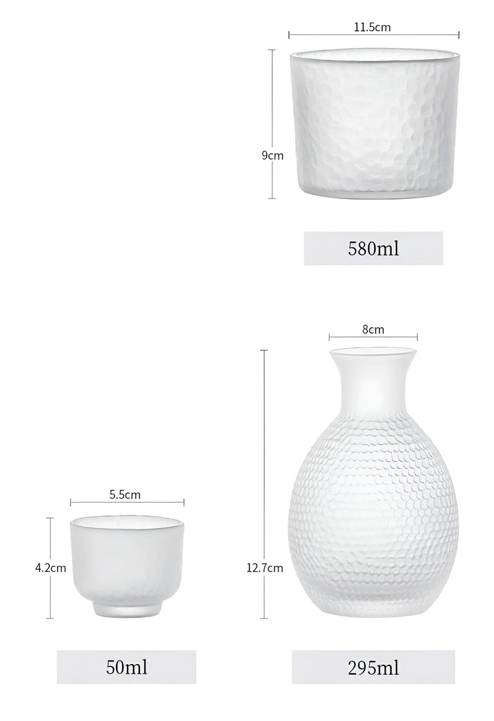 Japanisches Glas Set – Elegantes Sake & Whisky Set | Perfekt für Bar & Zuhause | Karnz