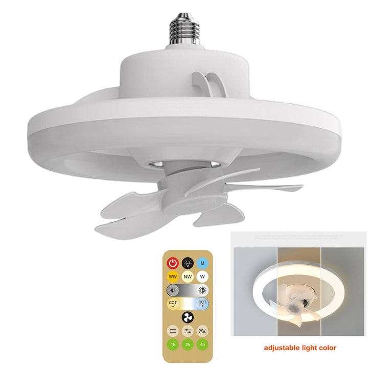 2in1 Radiant Rotating RC Deckenventilatorlampe | Karnz