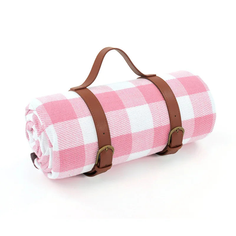 NovaPlaid | Wasserdichte Faltbare Picknickdecke mit Tragegurt | Karnz