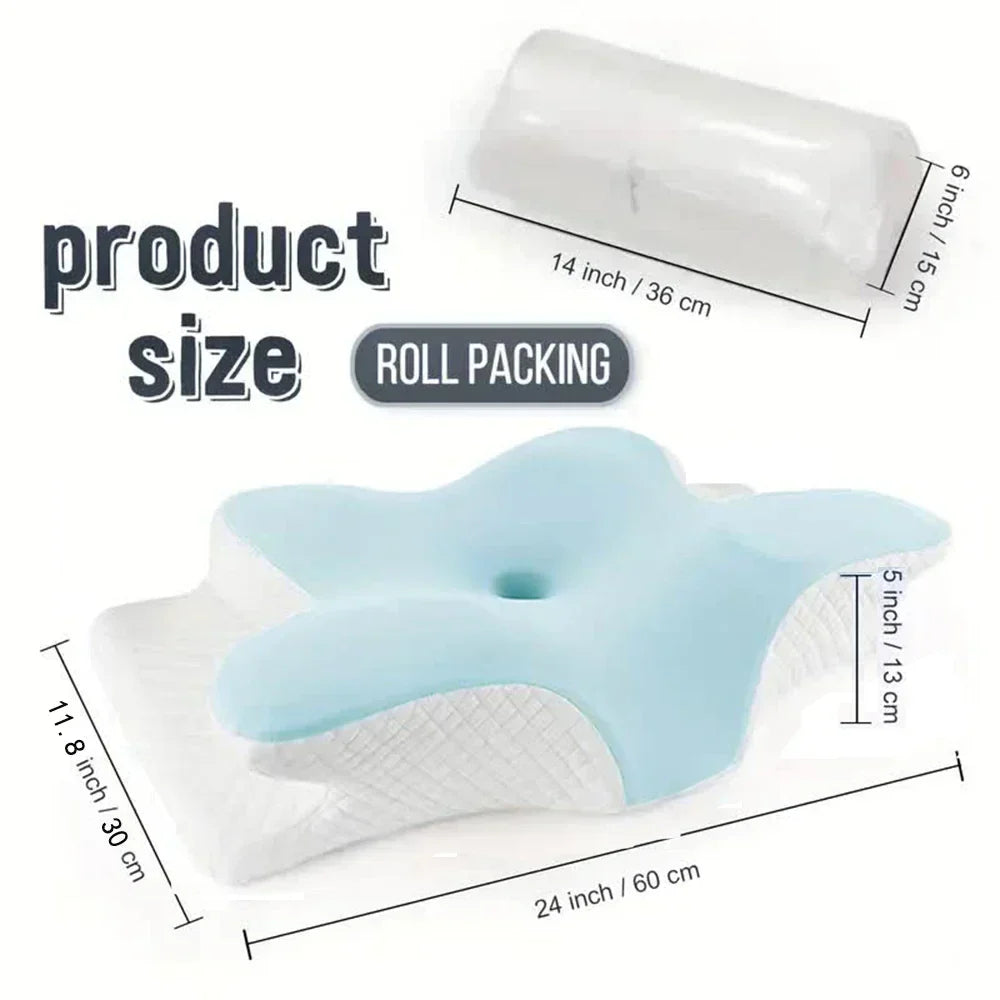 Schmetterlingsförmiges Memory-Schaum-Ergonomie-Kissen