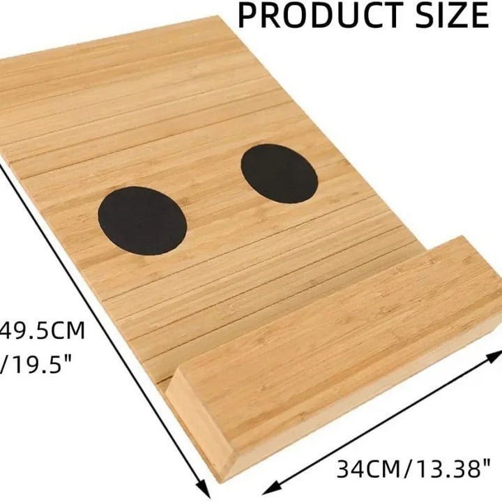 Minimalistischer Bambus-Sofa-Armlehnen-Organizer | Karnz