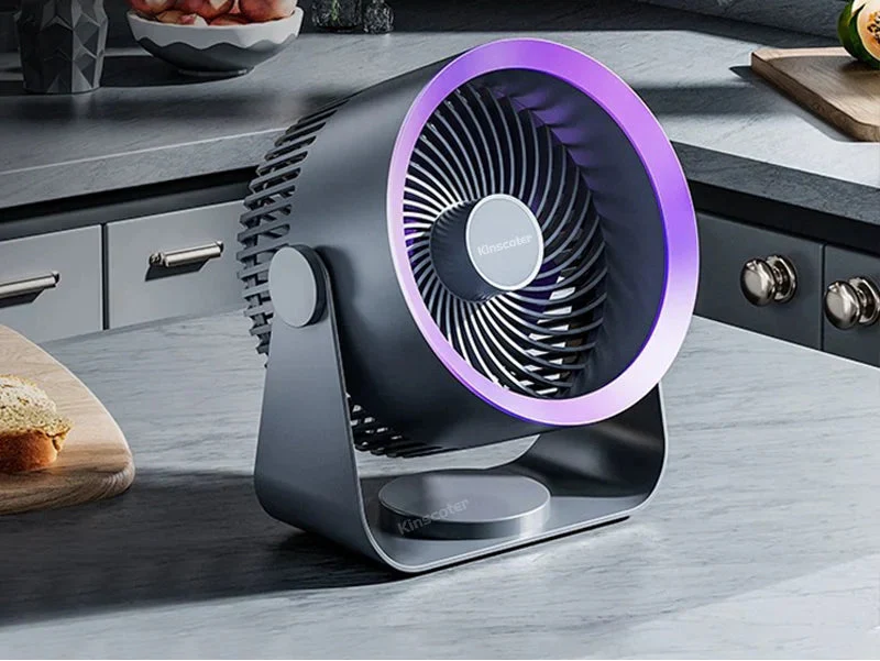 Luna Wand- und Tischventilator – Drahtloser, flüsterleiser USB-C-Ventilator mit 3 Geschwindigkeiten | Karnz