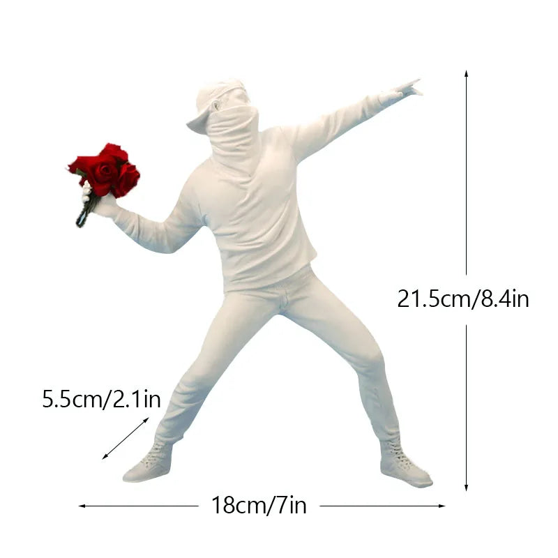 Banksy-inspirierte Skulpturensammlung