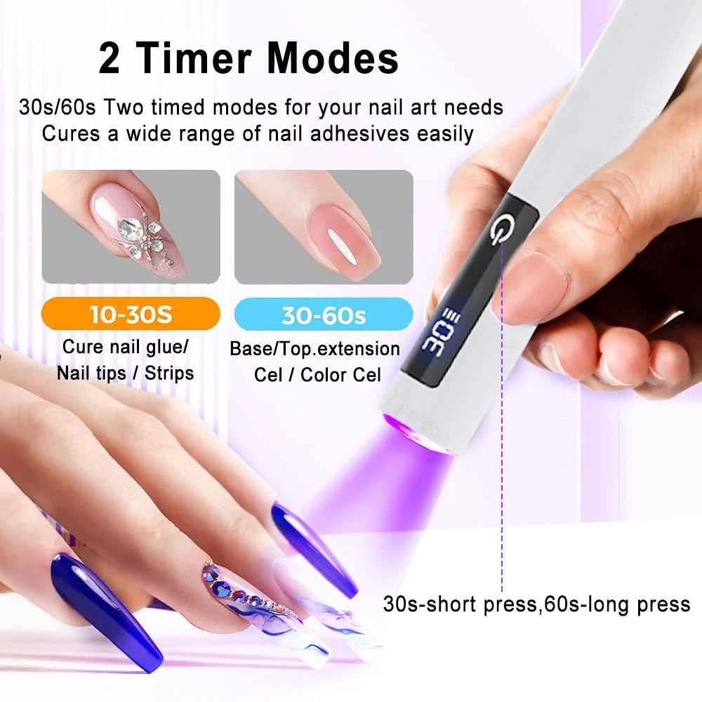 UV-Nagelstift mit Klappständer – aufladbar | Karnz