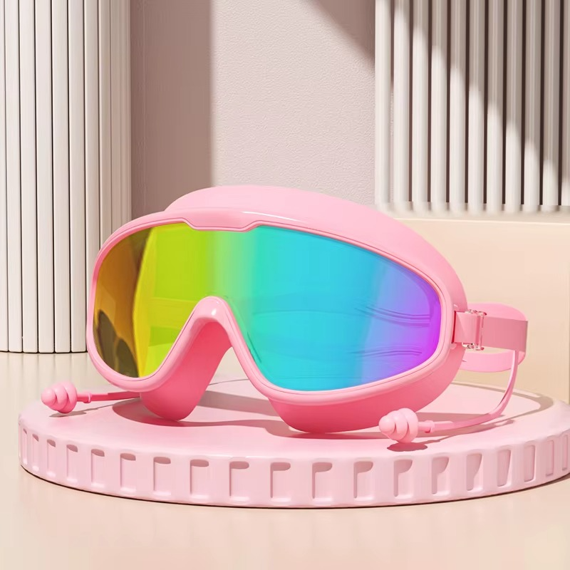 Schwimmbrille für Erwachsene mit Antibeschlagbeschichtung – Stilvolle, UV-schützende Schwimmbekleidung mit auslaufsicherer Passform