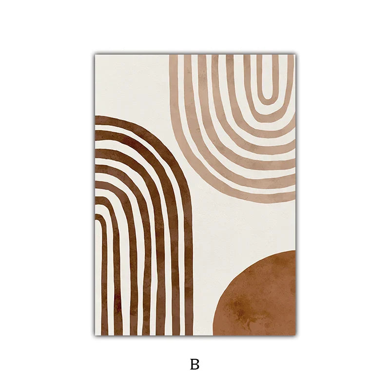 Einfache Natur Flora-Landschaft Galerie Wandkunst Fine Art Leinwanddrucke Minimalistische Nordic Bilder für das Wohnzimmer Skandinavische Wohnkultur | Karnz