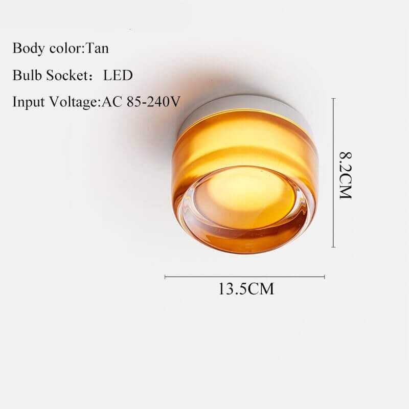 Futuristische und einzigartige Wandleuchte aus massivem Plexiglas