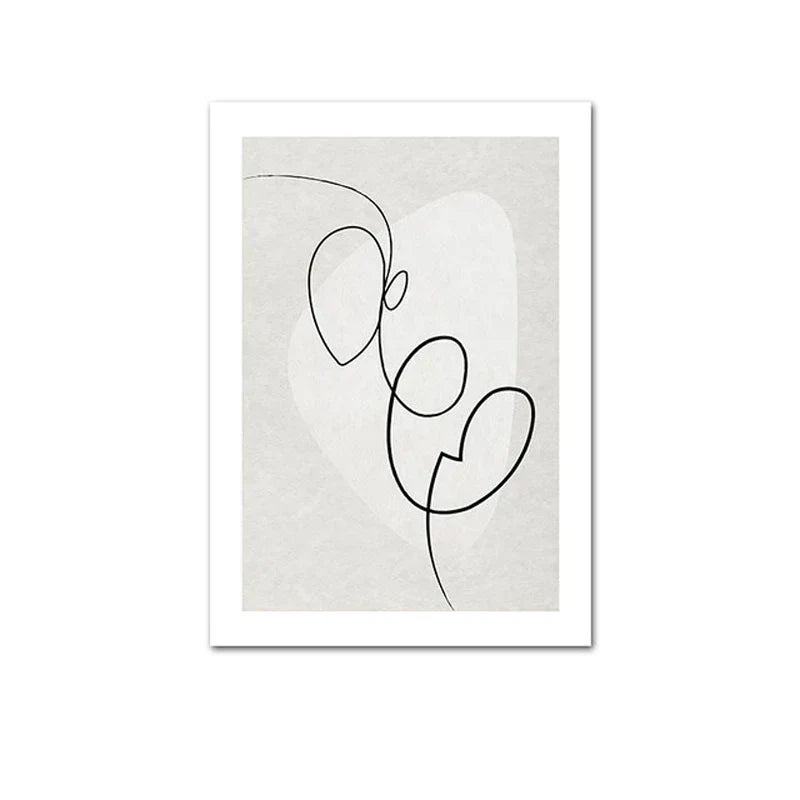 Skandinavische Minimalistische Geometrische Dunkle Neutrale Farben Wandkunst Fine Art Leinwanddrucken Moderne Abstrakte Bilder Für Wohnzimmer Wohnkultur | Karnz