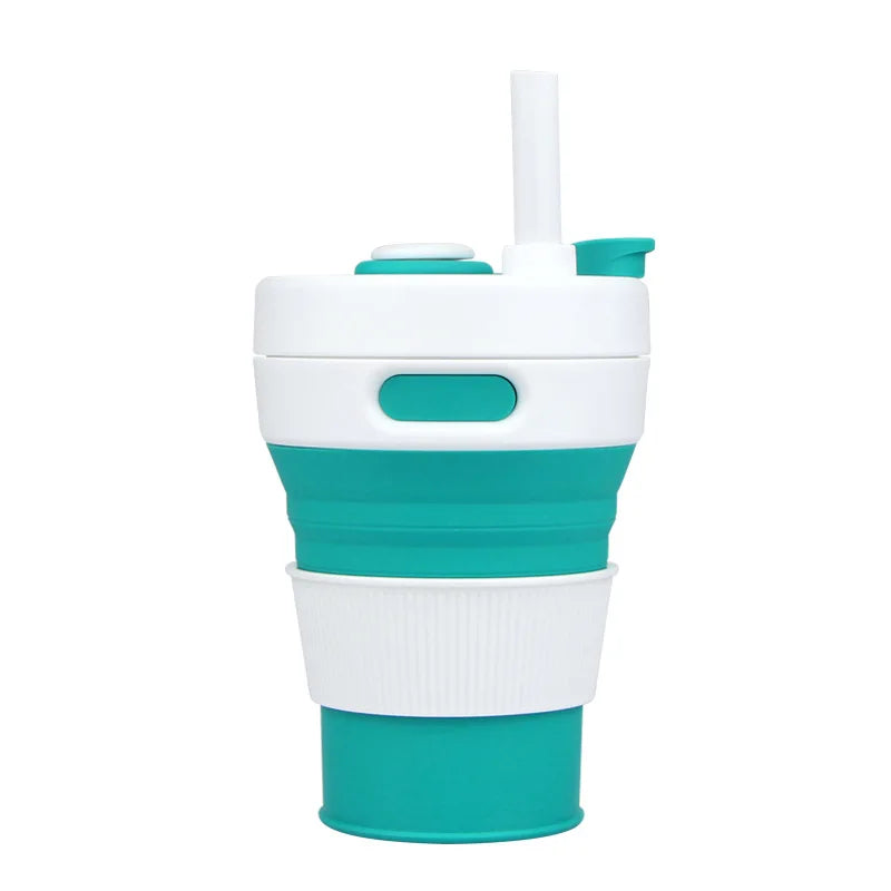 Wiederverwendbarer tragbarer Sip-and-Go zusammenklappbarer Becher | Karnz
