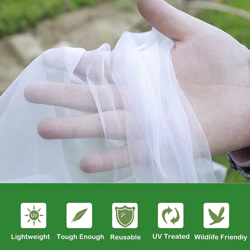 Karnz | Naturaviso Gartennetz Insektenschutz | UV-beständig & Reißfest | Pflanzenschutznetz gegen Schädlinge & Vögel