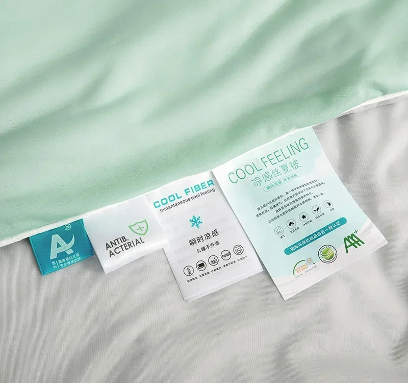 Air Condition Sommerdecke — Pure Color Eis-Seide Kühlende Decke, Leicht & Glatt Twin/Kingsize Bettdecke | Karnz