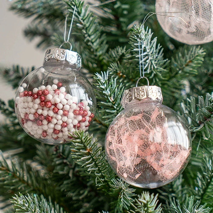 Transparent Hohlball Weihnachtsbaumdeko | Karnz