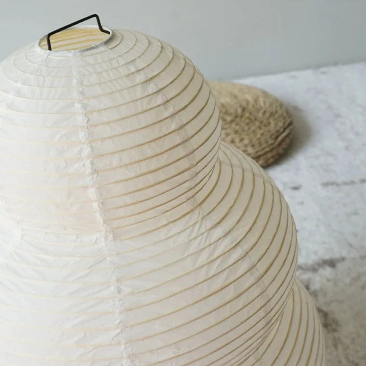 Verstellbare Tischlampe aus Reispapier, Japanische Papierleuchte für Büro & Wohnzimmer | Karnz