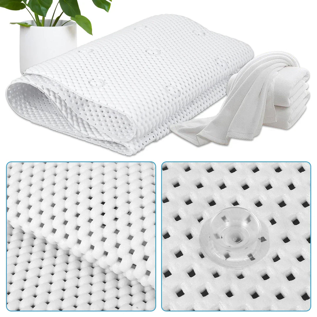 HydroComfort Rutschsichere Badewannenmatte mit Kissen Karnz