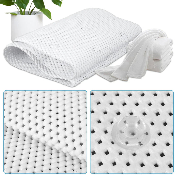 HydroComfort Rutschsichere Badewannenmatte mit Kissen Karnz