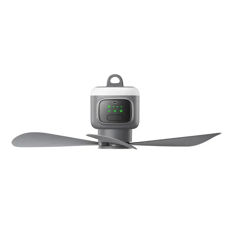 12000mAh Tragbarer Decken- & Campingventilator – Außen-Zelt-Luftzirkulator und Kühlventilator | Karnz