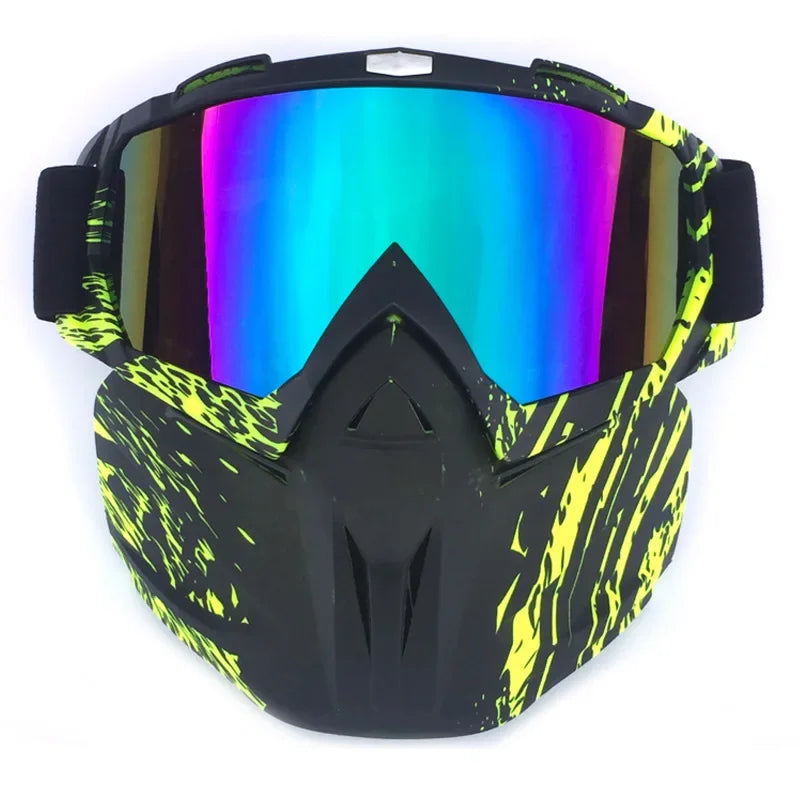 Schneeninja-Maske mit Schutzbrille