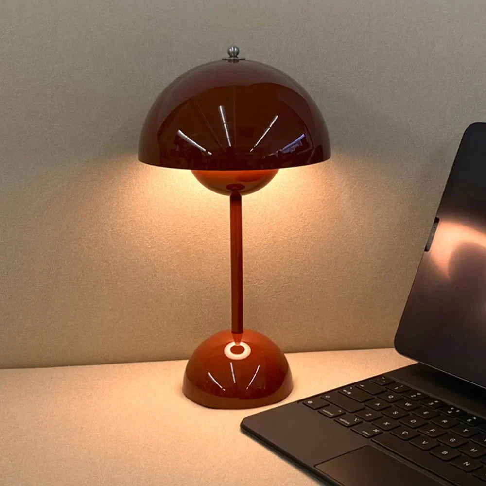 Karnz | Verstellbare Helligkeit Blumenpottlampe - Italienische wiederaufladbare Tischlampe VP3