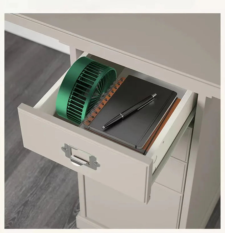 Tragbarer 6-Zoll Standventilator | Zusammenklappbarer Teleskopboden/USB | Wiederaufladbarer Akku | 3 Geschwindigkeiten, super leise, höhenverstellbar | Karnz