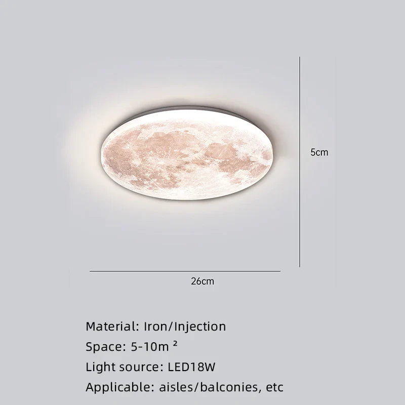 Mondoberfläche Künstlerische Moderne Deckenlampe | Karnz