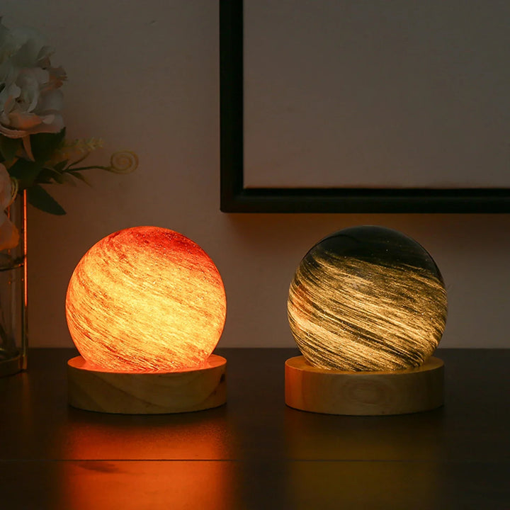 3D Kristallplaneten Atmosphäre Nachtlampe | Karnz
