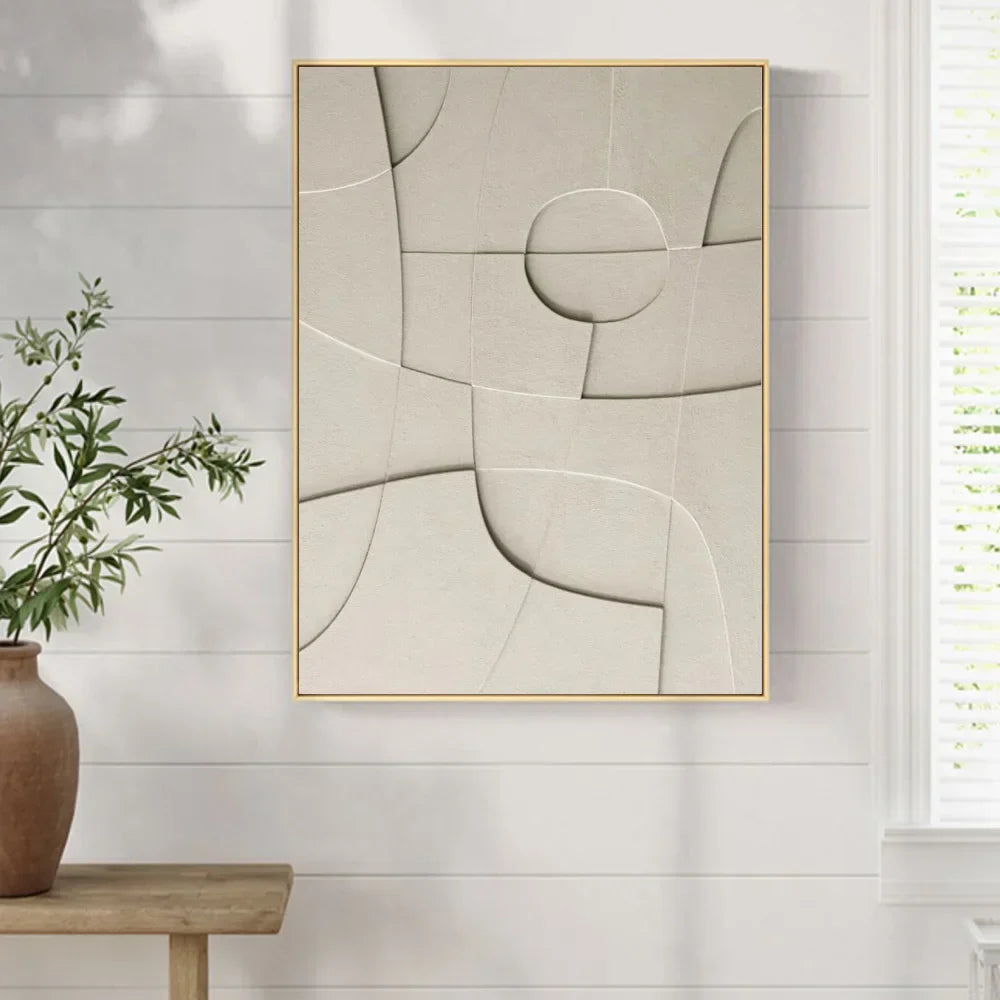 Abstract Minimalist 3D Design Wandkunst Feine Kunst Leinwanddrucke Bilder Für Moderne Wohnung Wohnzimmer Esszimmer Home Office Dekor | Karnz