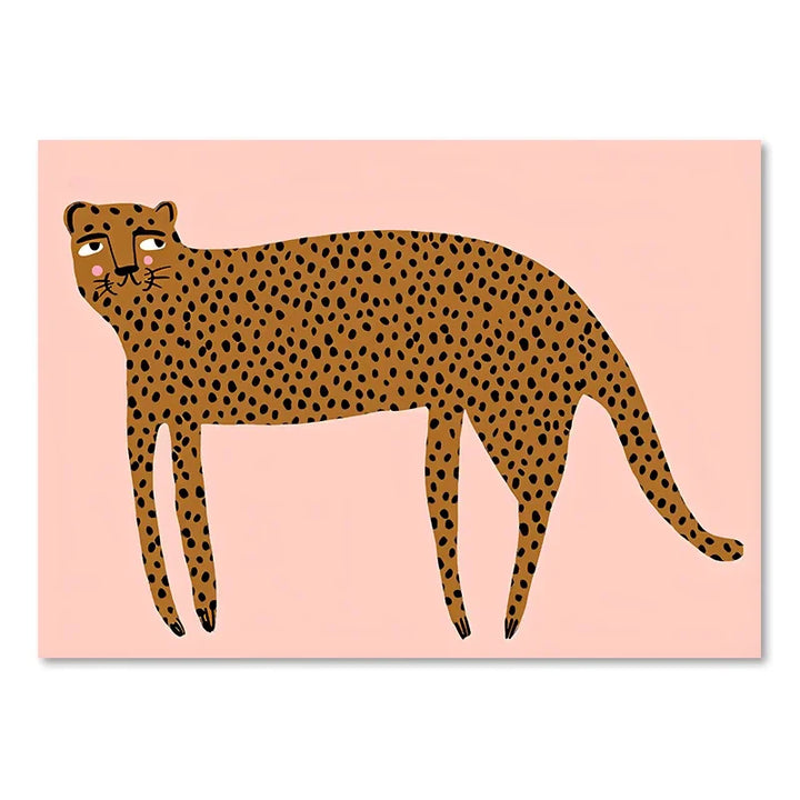 Niedliche Baby Tiere Kinderzimmer Wandkunst Illustrationen Fine Art Leinwanddrucke Gänse Maus Löwe Eisbär Poster Bilder für das Kinderzimmer Wanddekoration | Karnz