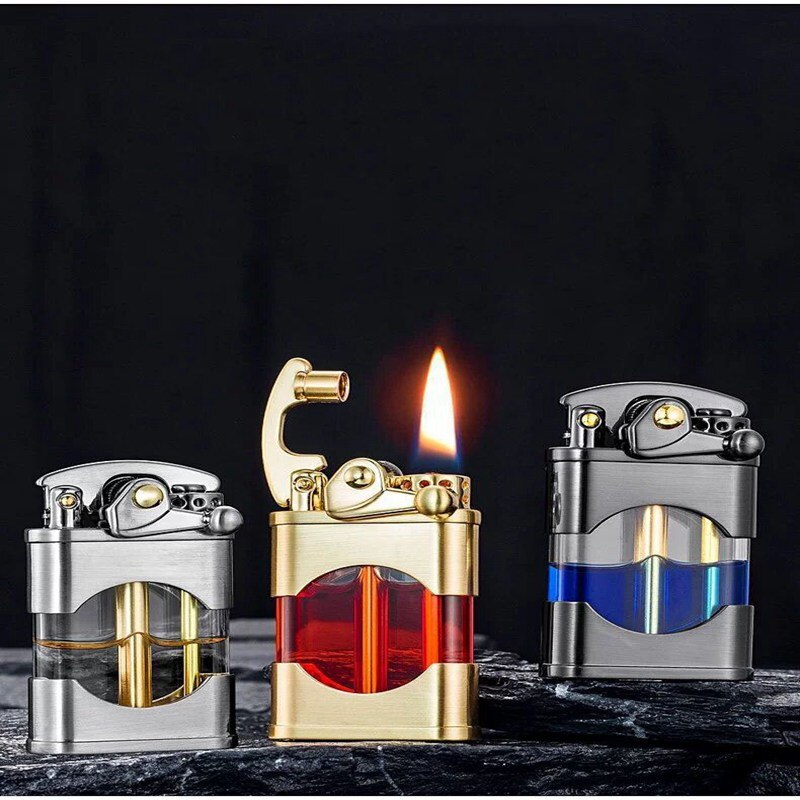 Eleganter Retro Slim Metallfeuerzeug | Karnz