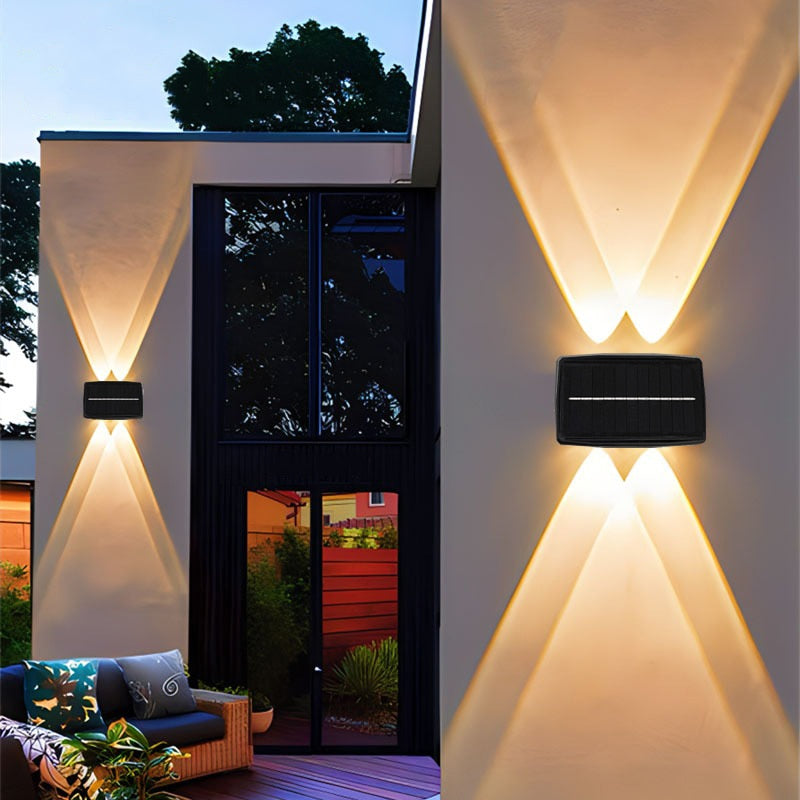 EcoLight - Nachhaltige Solar-LED-Außenwandleuchte für effiziente Beleuchtung | Karnz