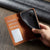 Sandsberg | iPhone Leder-Wallet-Hülle | Magnetische Kartenhalter-Funktion | Mehrere Farben