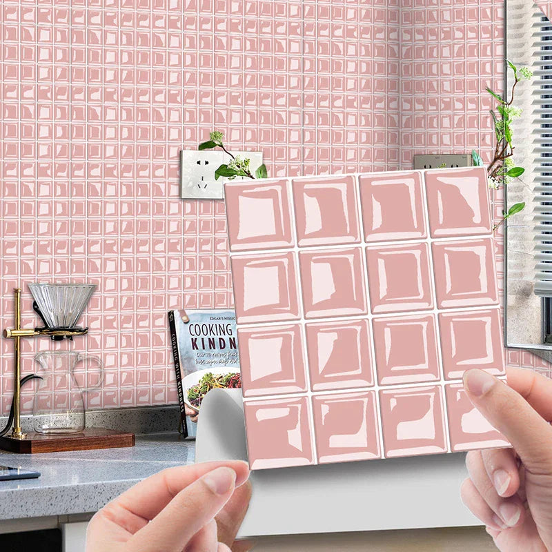 DecoMosaic 3D Mosaik Wandfliesen Aufkleber Karnz
