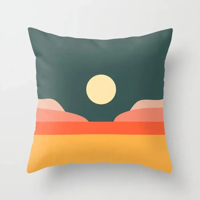 Moderne Abstrakte Geometrische Bunte Kissenbezüge 45x45cm Kissenhüllen Für Sofa Wurfkissen 60x60cm 50x50cm Trendige Wohnkultur | Karnz