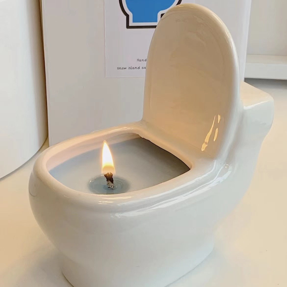 Kreative Lustige Toiletten Aromatherapie Kerze