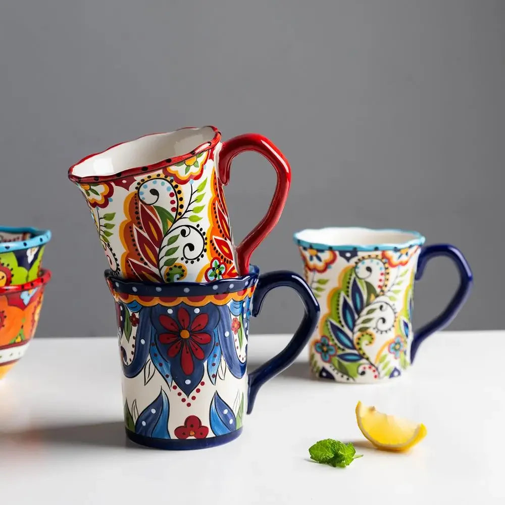 Bohemian Blossoms Kaffeetasse | Karnz