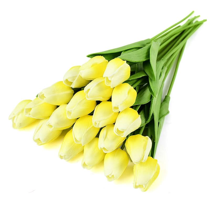 Künstlicher Tulpenstrauß mit realistisch wirkenden Blüten