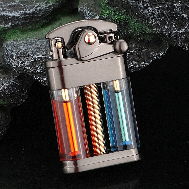 Eleganter Retro Slim Metallfeuerzeug | Karnz