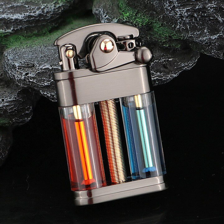 Eleganter Retro Slim Metallfeuerzeug | Karnz
