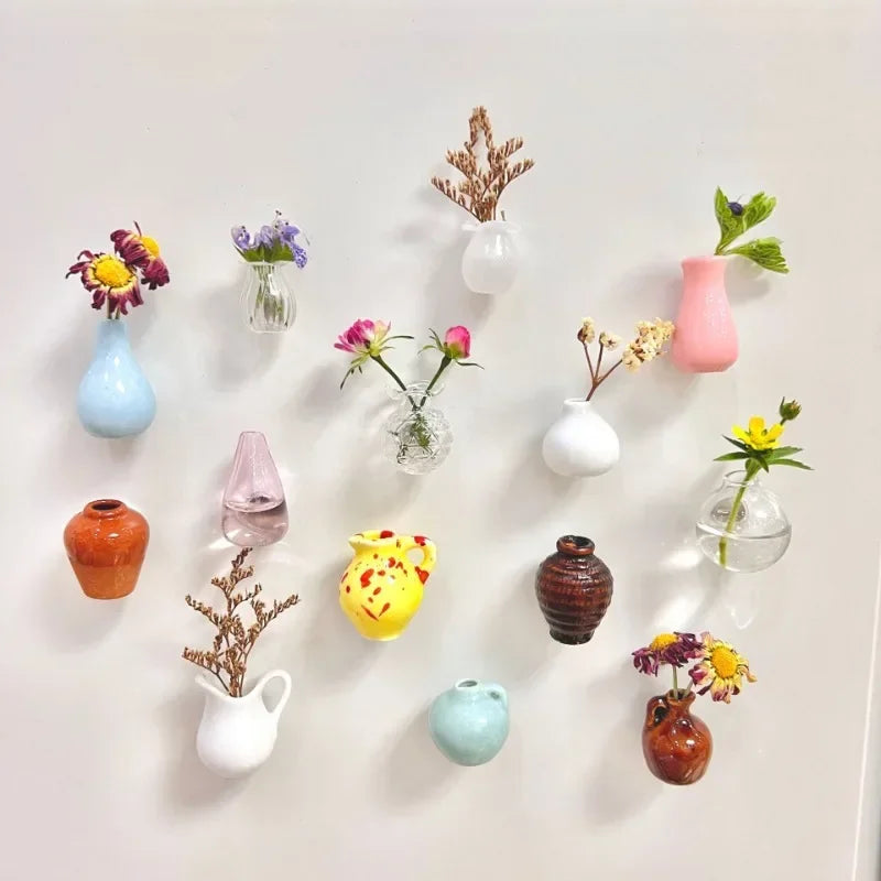 Mini-Magnetvase-Dekoration
