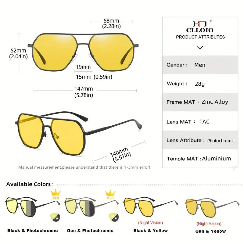 Unisex Sonnenbrille mit photochromen Gläsern | Karnz