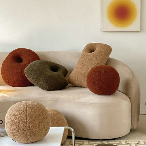 Fluffy Pebble Kissen | Karnz