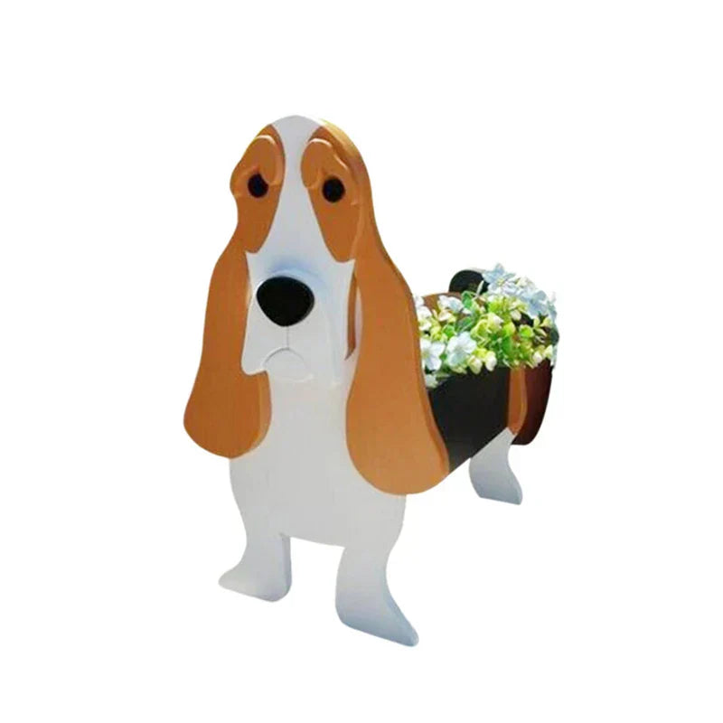 Blumentopf – Pfotenstark – Pflanzgefäß für Hunde – Verschiedene Rassen