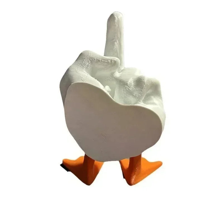 Mittelfinger Harz Ente Deko | Karnz
