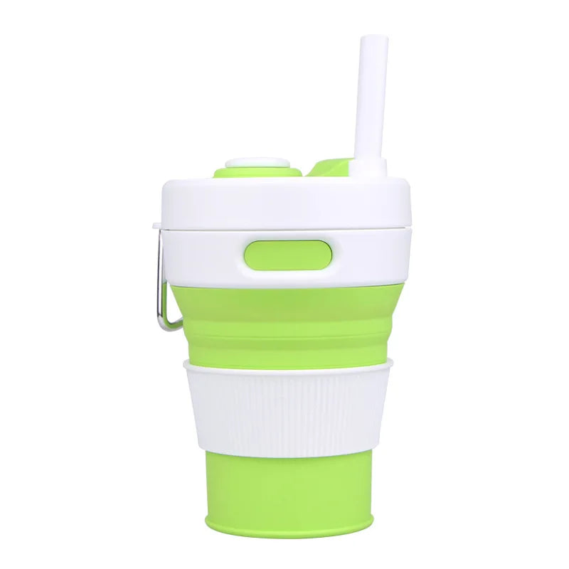 Wiederverwendbarer tragbarer Sip-and-Go zusammenklappbarer Becher | Karnz